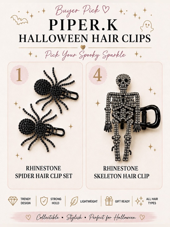 Accessories - Spooky Hair Clips - Buyer Pick